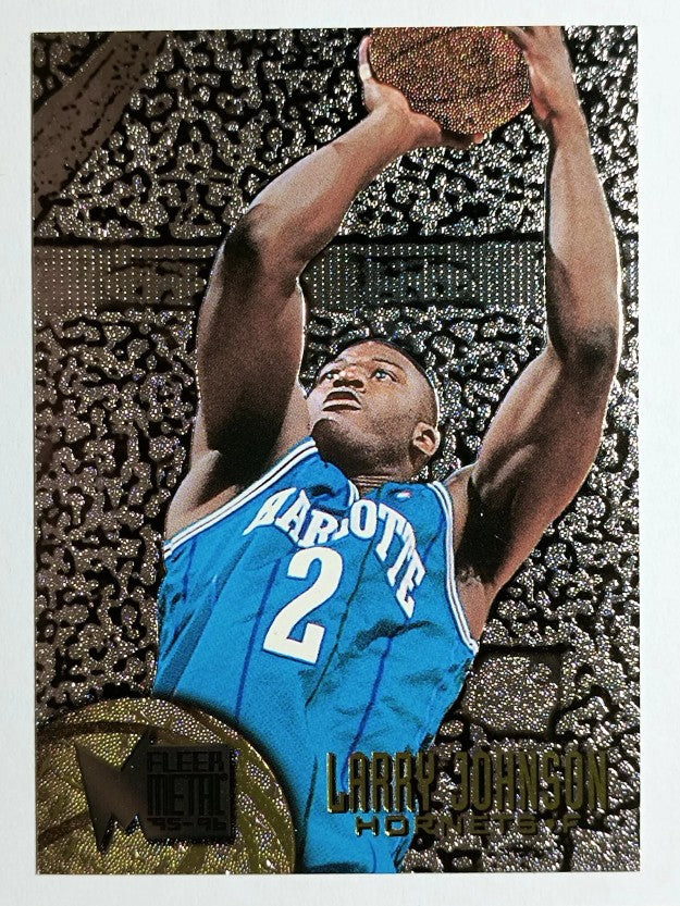 1995-96 Metal Silver Spotlight #11 Larry Johnson
