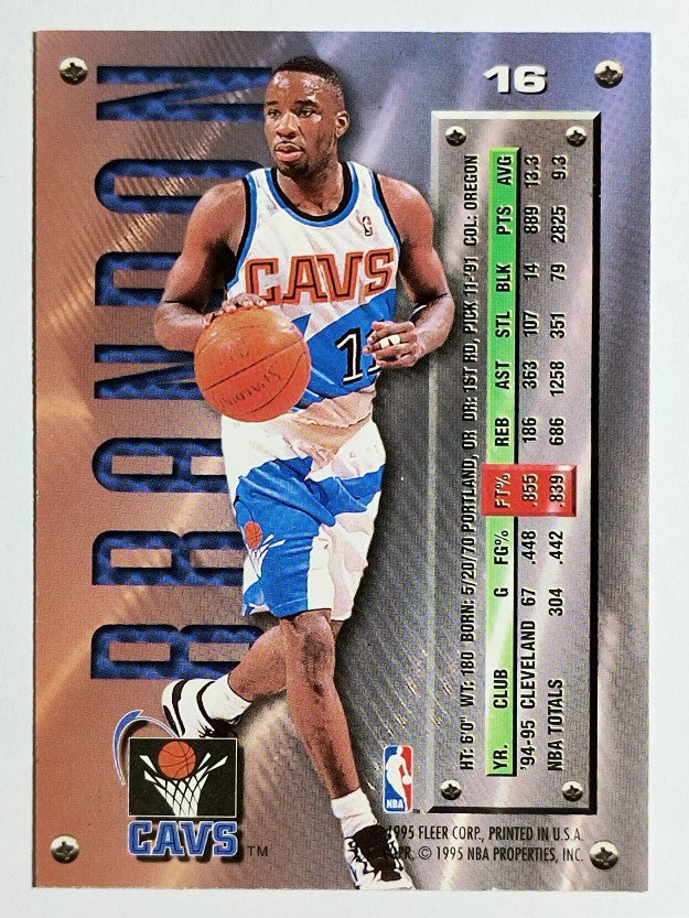 1995-96 Metal Silver Spotlight #16 Terrell Brandon