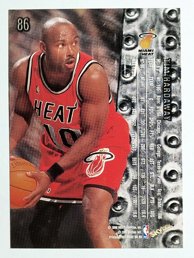 1998-99 Metal Universe #86 Tim Hardaway