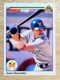 1990 Upper Deck #72 Juan Gonzalez RC