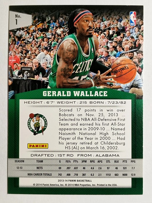 2013-14 Panini #1 Gerald Wallace
