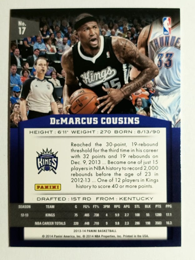 2013-14 Panini #17 DeMarcus Cousins