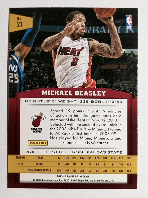 2013-14 Panini #21 Michael Beasley