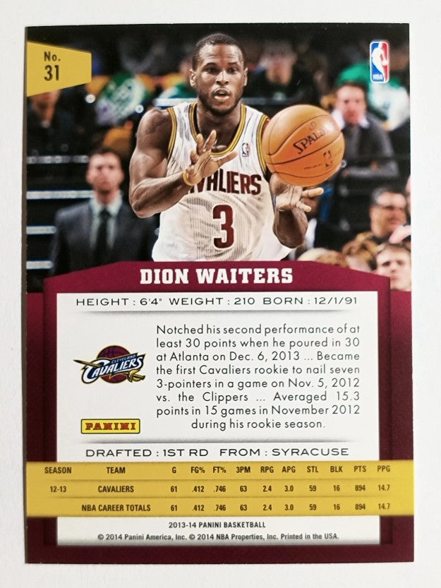 2013-14 Panini #31 Dion Waiters