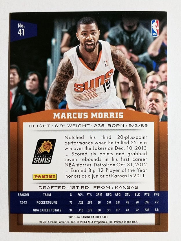2013-14 Panini #41 Marcus Morris