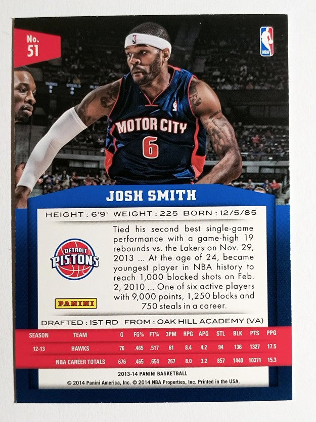 2013-14 Panini #51 Josh Smith