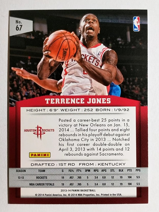 2013-14 Panini #67 Terrence Jones