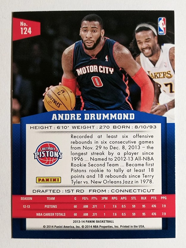 2013-14 Panini #124 Andre Drummond