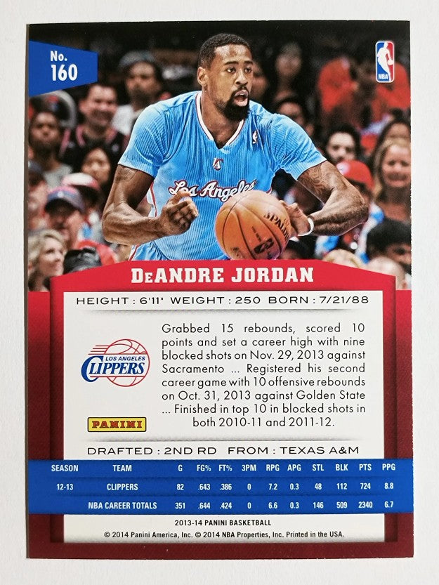 2013-14 Panini #160 DeAndre Jordan