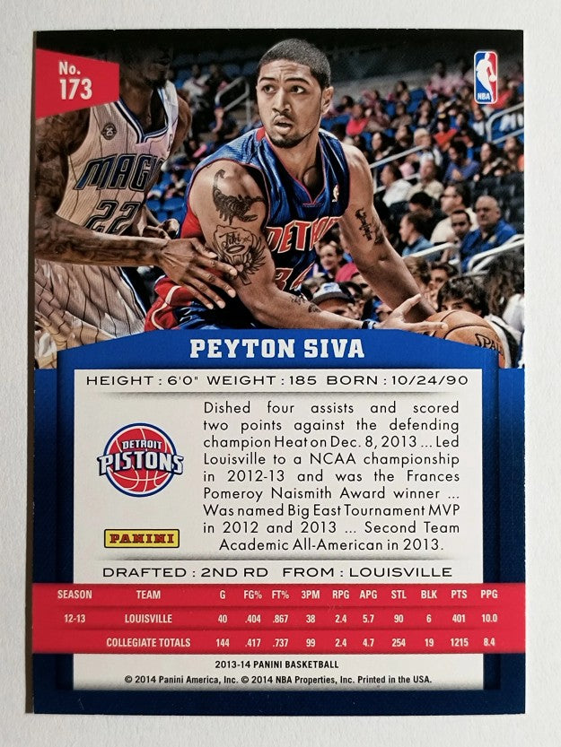 2013-14 Panini #173 Peyton Siva RC