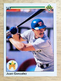 1990 Upper Deck #72 Juan Gonzalez RC