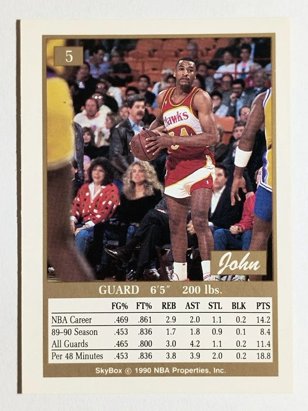 1990-91 SkyBox #5 John Long SP