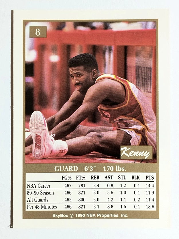 1990-91 SkyBox #8 Kenny Smith SP