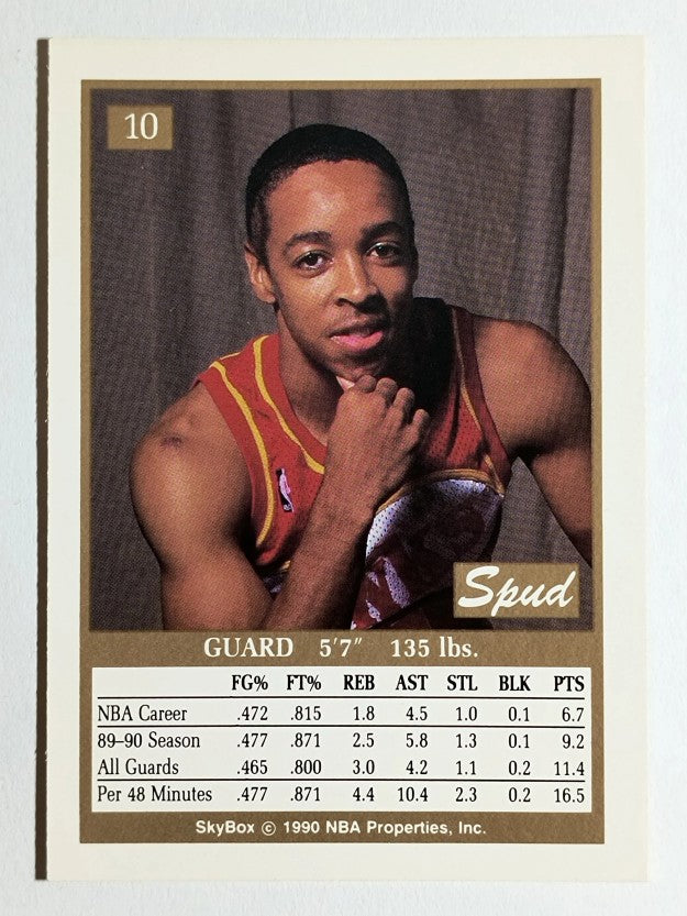 1990-91 SkyBox #10 Spud Webb
