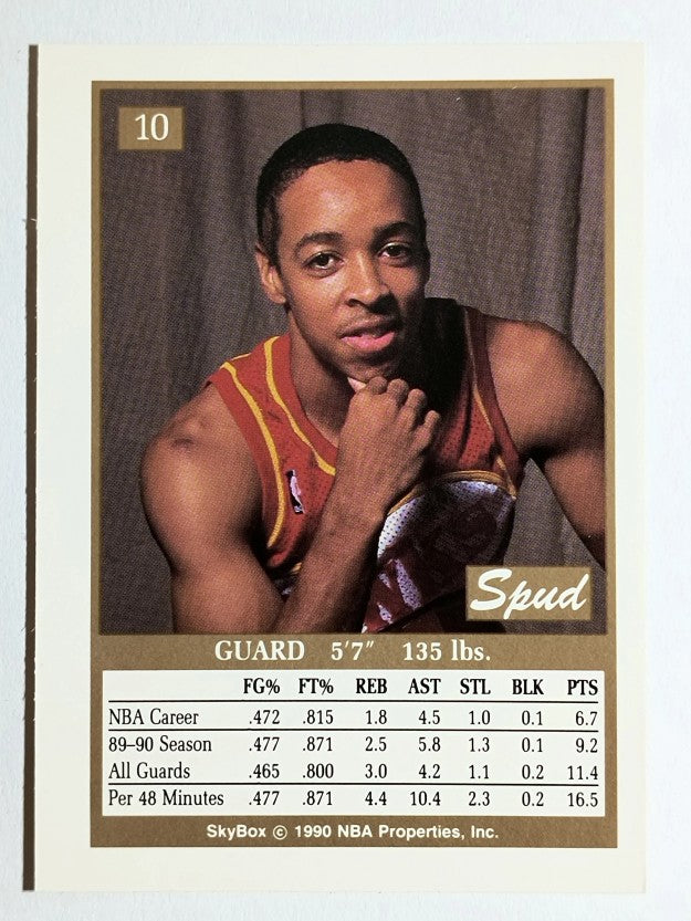 1990-91 SkyBox #10 Spud Webb