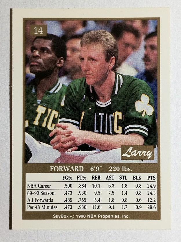 1990-91 SkyBox #14 Larry Bird