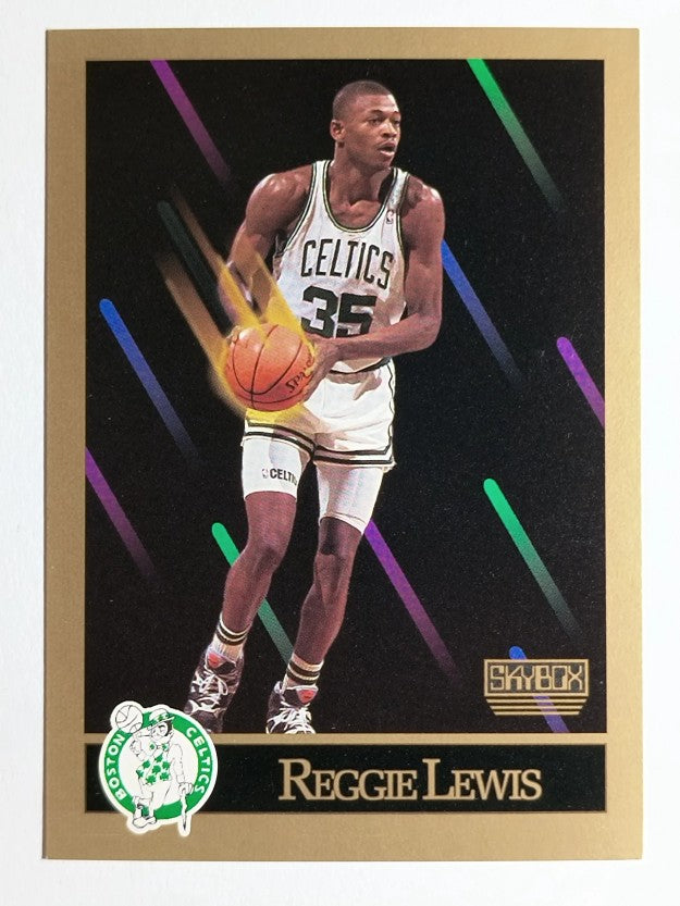 1990-91 SkyBox #18 Reggie Lewis