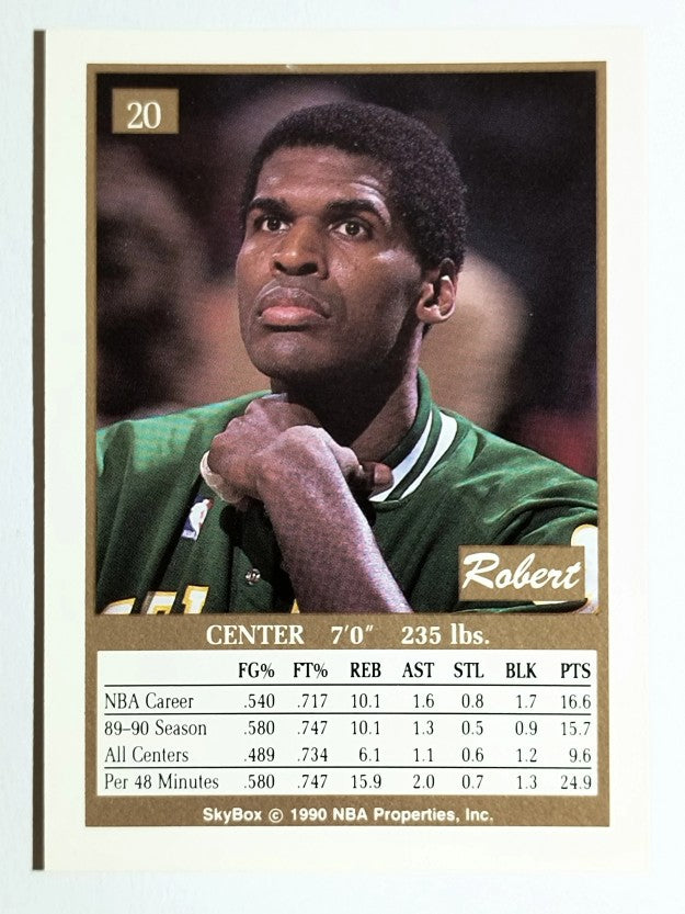 1990-91 SkyBox #20 Robert Parish