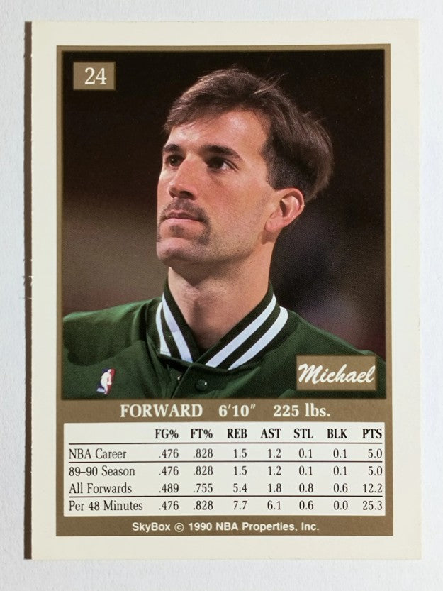 1990-91 SkyBox #24 Michael Smith