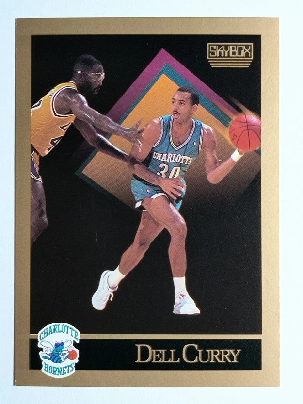 1990-91 SkyBox #28 Dell Curry