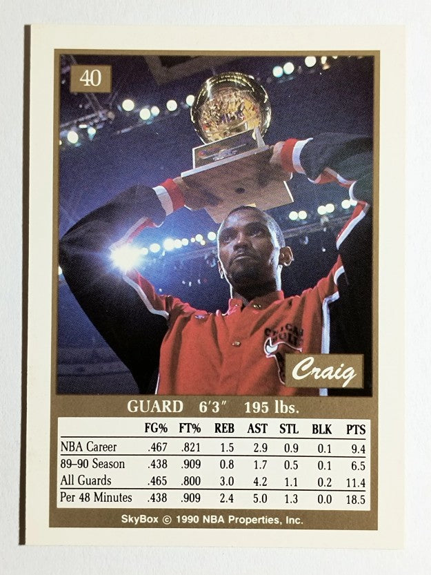 1990-91 SkyBox #40 Craig Hodges
