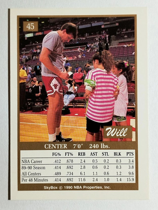 1990-91 SkyBox #45 Will Perdue