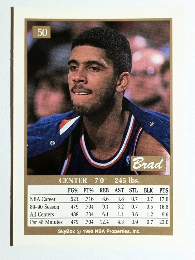 1990-91 SkyBox #50 Brad Daugherty