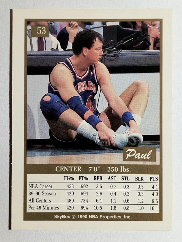 1990-91 SkyBox #53 Paul Mokeski SP