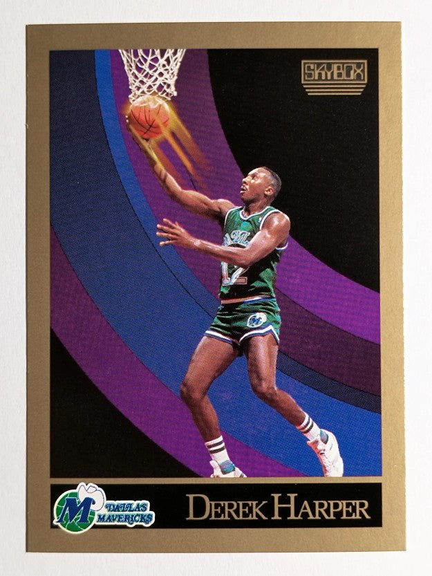 1990-91 SkyBox #64 Derek Harper