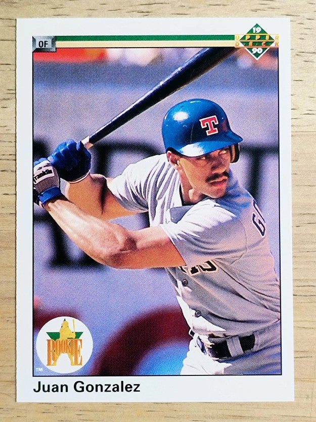 1990 Upper Deck #72 Juan Gonzalez RC