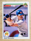 1990 Upper Deck #72 Juan Gonzalez RC