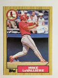 1987 Topps #162 Mike LaValliere RC