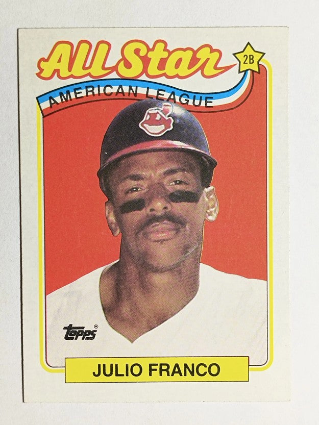 1989 Topps #398 Julio Franco AS