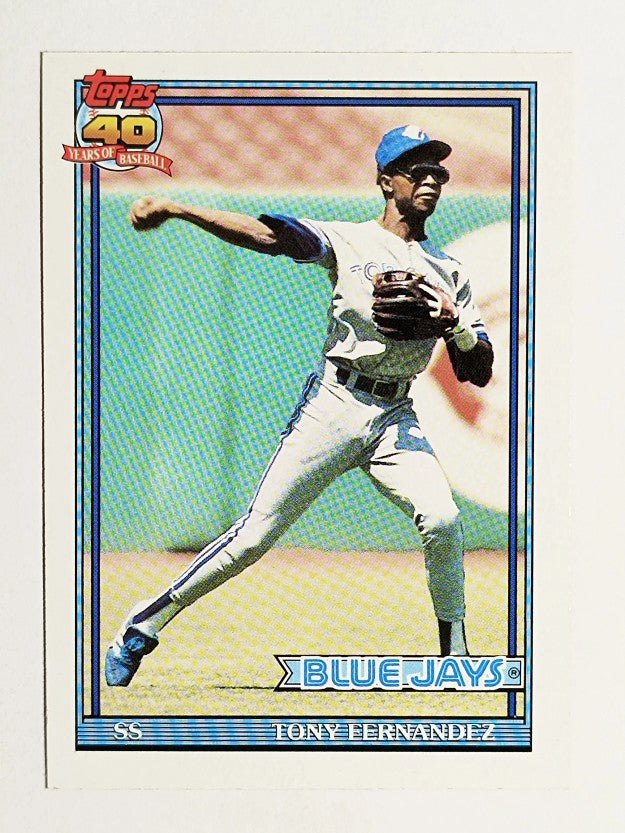 1991 Topps #320 Tony Fernandez