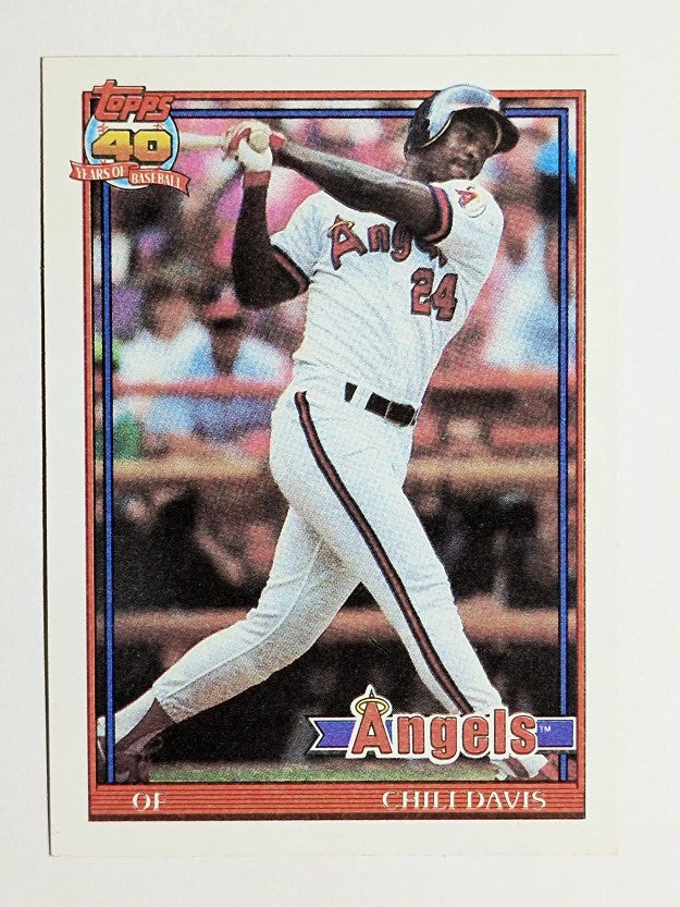 1991 Topps #355 Chili Davis