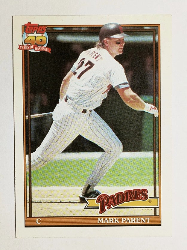 1991 Topps #358 Mark Parent