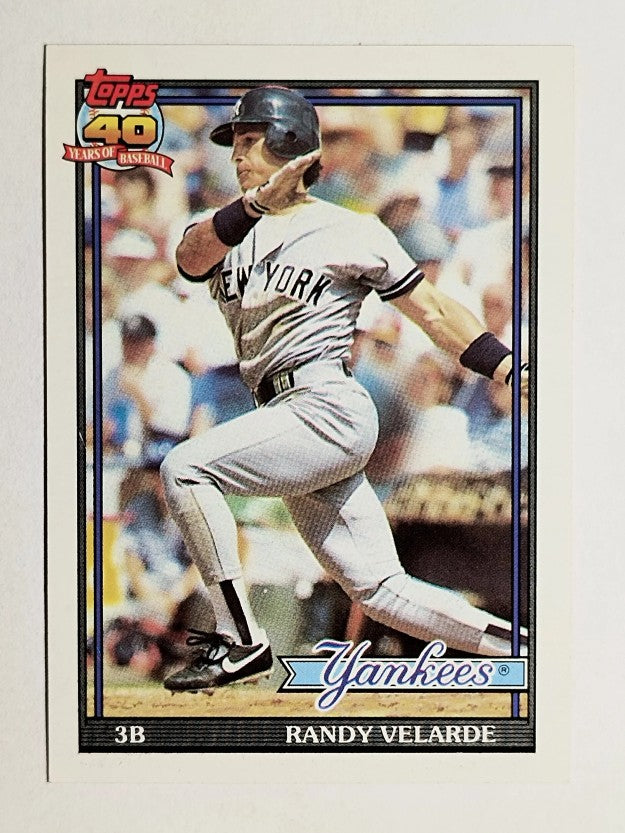 1991 Topps #379 Randy Velarde