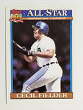 1991 Topps #386 Cecil Fielder AS
