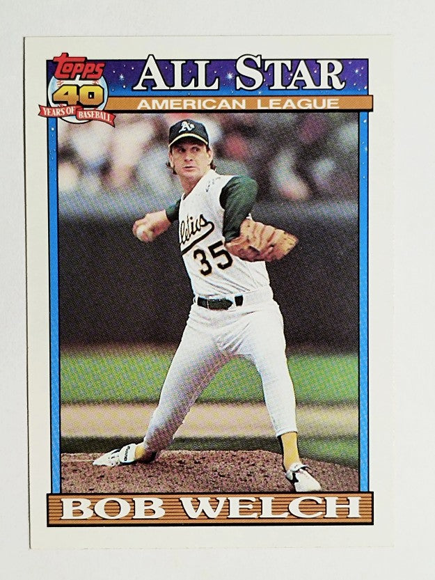 1991 Topps #394 Bob Welch AS