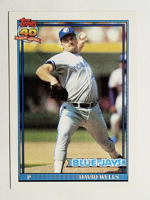 1991 Topps #619 David Wells