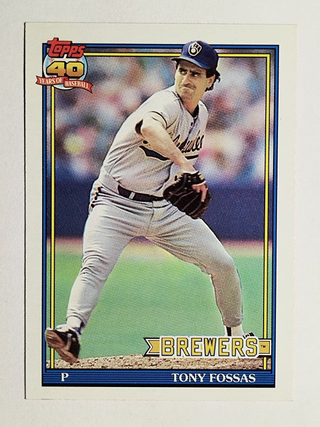 1991 Topps #747 Tony Fossas