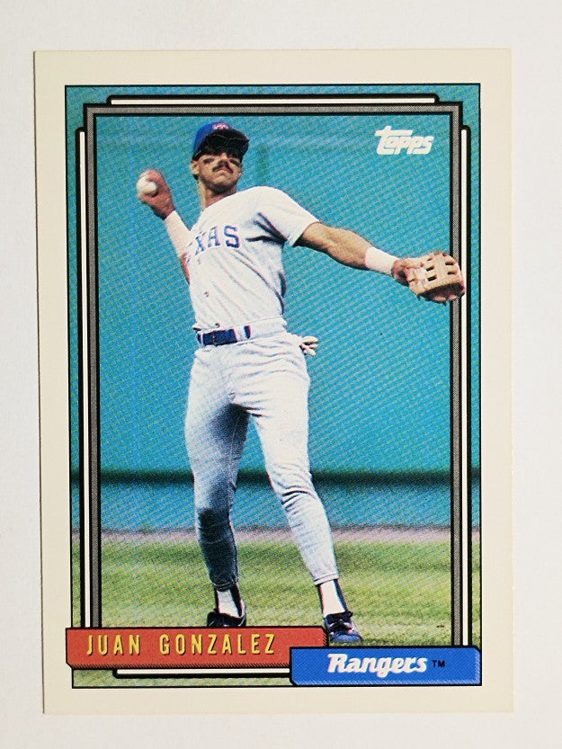 1992 Topps #27 Juan Gonzalez