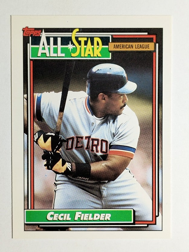 1992 Topps #397 Cecil Fielder AS