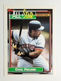 1992 Topps #397 Cecil Fielder AS