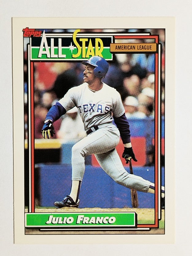1992 Topps #398 Julio Franco AS