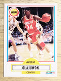 1990-91 Fleer #73 Hakeem Olajuwon