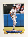 1993 Topps #206 Henry Cotto