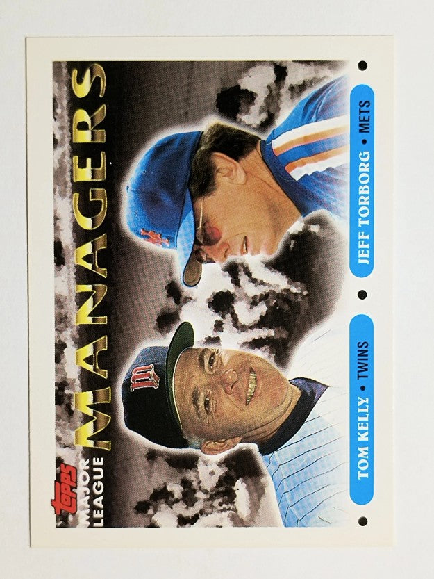 1993 Topps #509 Tom Kelly MG/Jeff Torborg MG