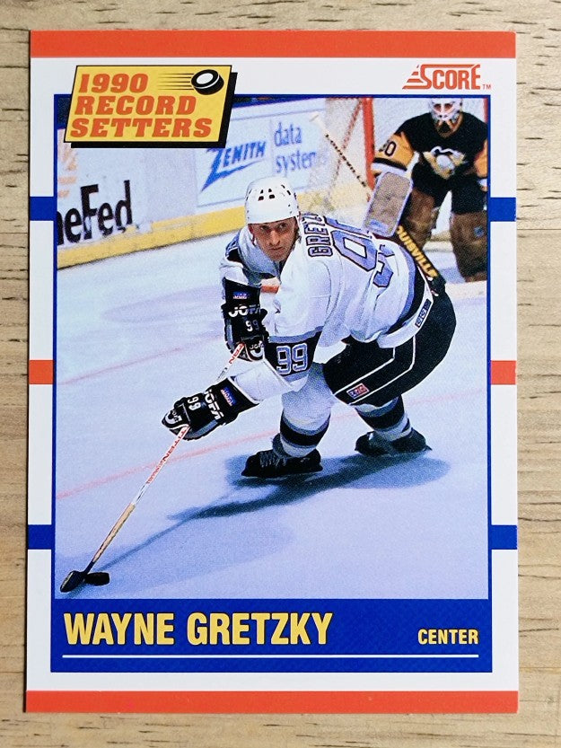 1990-91 Score Canadian #347 Wayne Gretzky RB