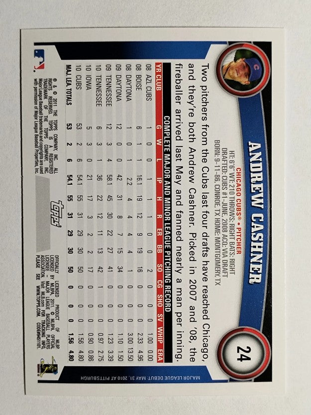 2011 Topps Opening Day #24 Andrew Cashner